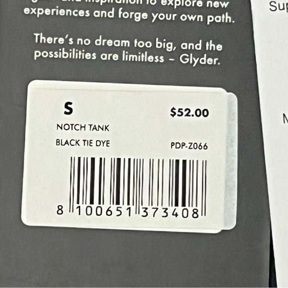 NWT Glyder Tie-dyed Racerback Tank-Sm - Picture 5 of 9